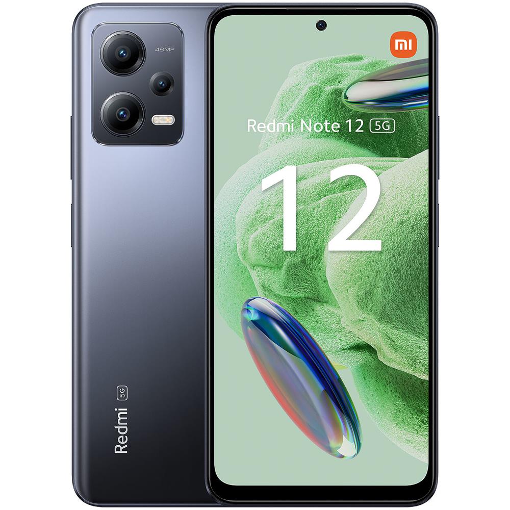 Redmi Note 12 5G 128 GB 5G Dual Sim Display 6.67" AMOLED Slot Nano SD Fotocamera 48 Mpx Android Grigio - Foto 1