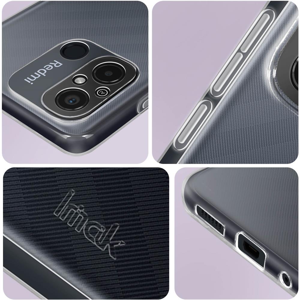 Cover Per Xiaomi Redmi 12c In Silicone Sottile Serie Ux-5 Trasparente - Foto 2