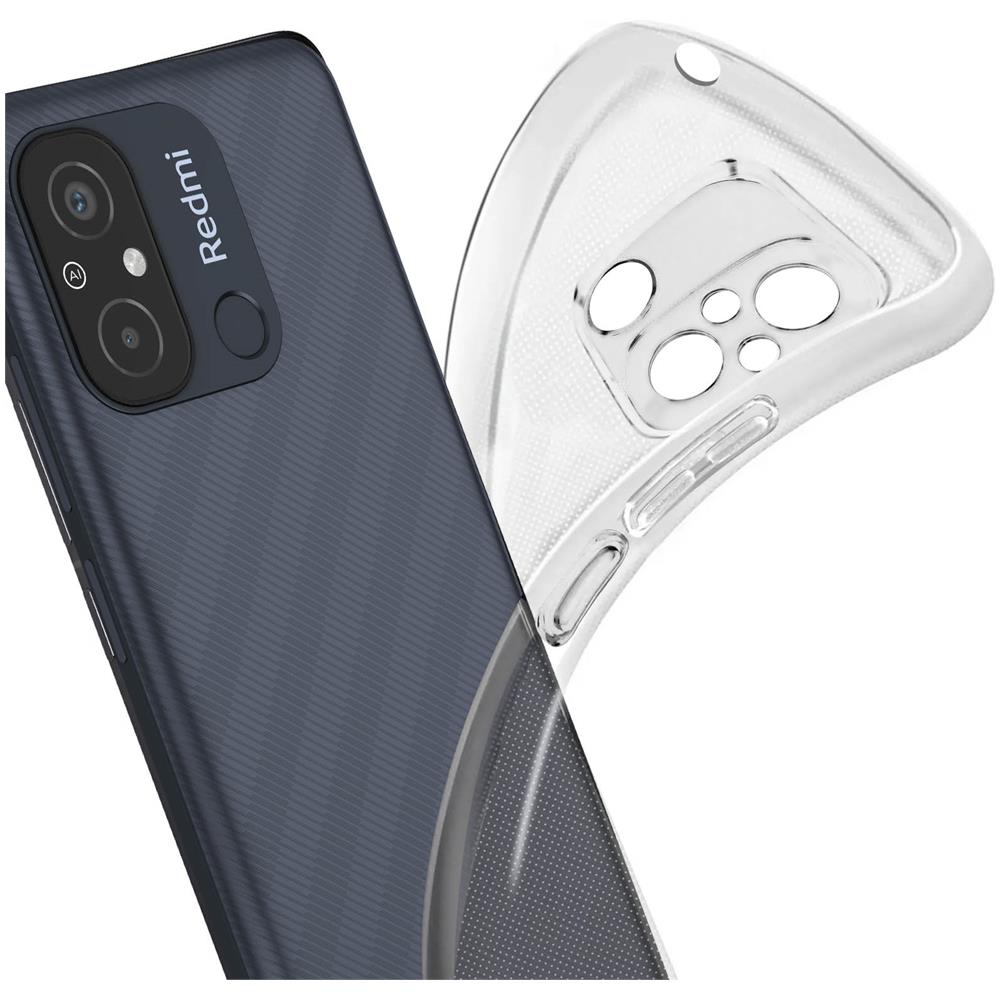 Cover Per Xiaomi Redmi 12c In Silicone Sottile Serie Ux-5 Trasparente - Foto 5