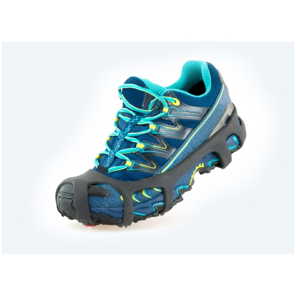 Ramponcini Per Ghiaccio Neve Flessibili Solette Scarpe Scarponi Antiscivolo -30&deg; M Nero - Foto 1