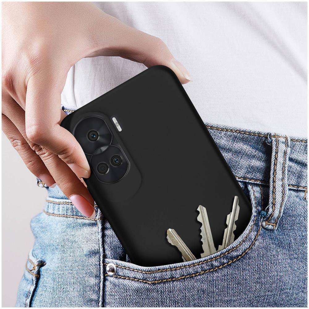 Cover Per Honor 90 Lite Semi-rigida Soft-touch Serie Fast Cover Nera - Foto 2