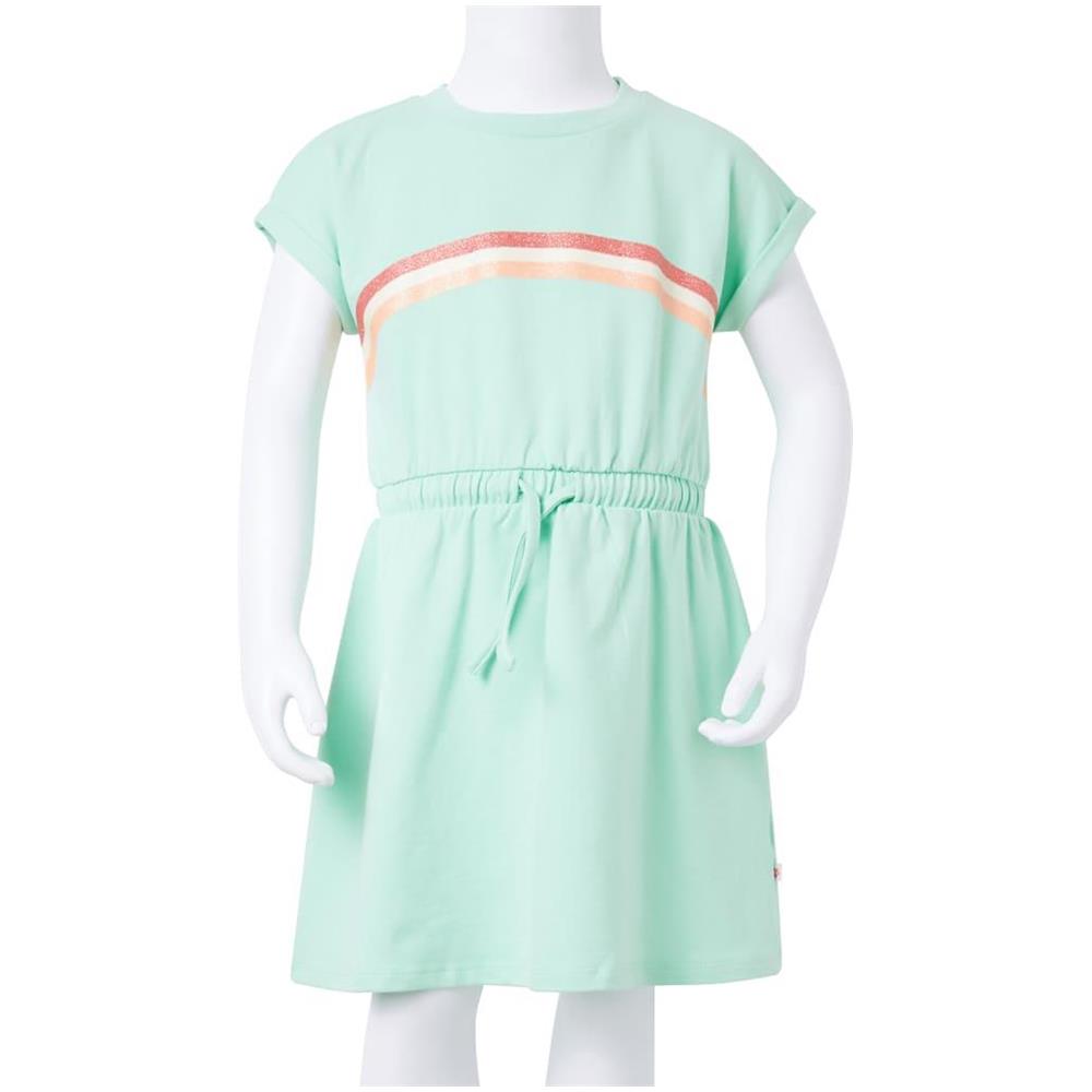 Abito da Bambina con Coulisse Verde Brillante 140 - Foto 8