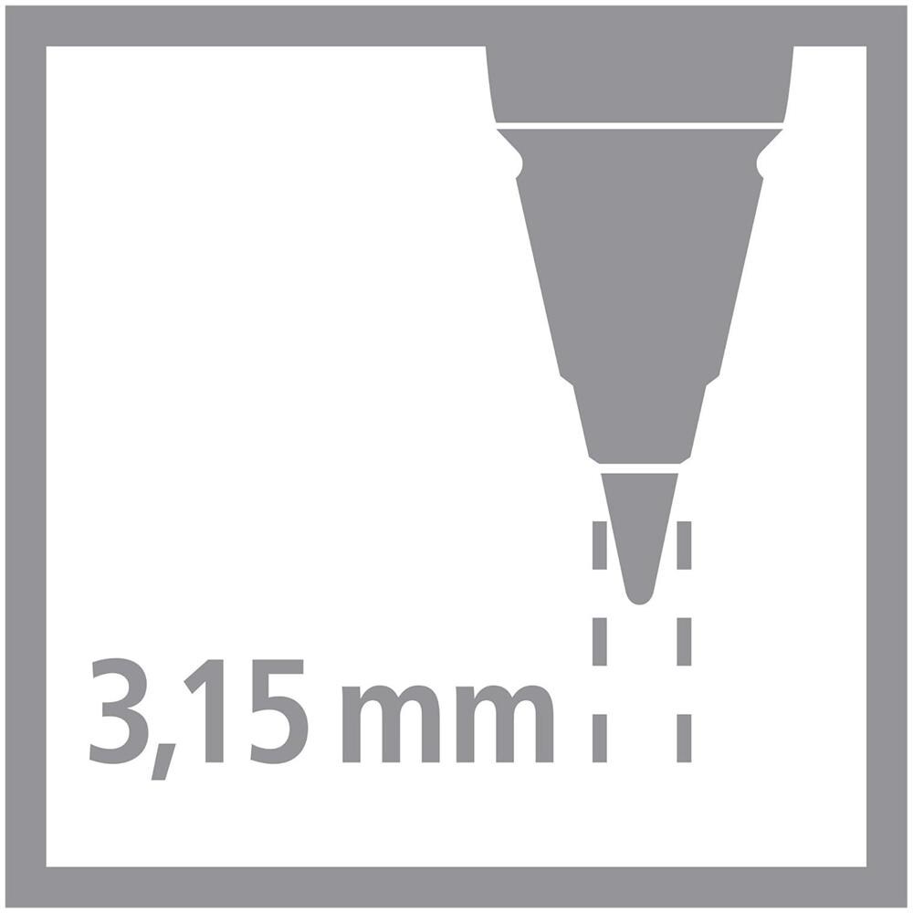 EASYergo 3.15 - Matita a scatto Ergonomica - Rosso /Arancione per Destrimani - con mina 3.15 mm gradazione HB e temperino - Foto 10
