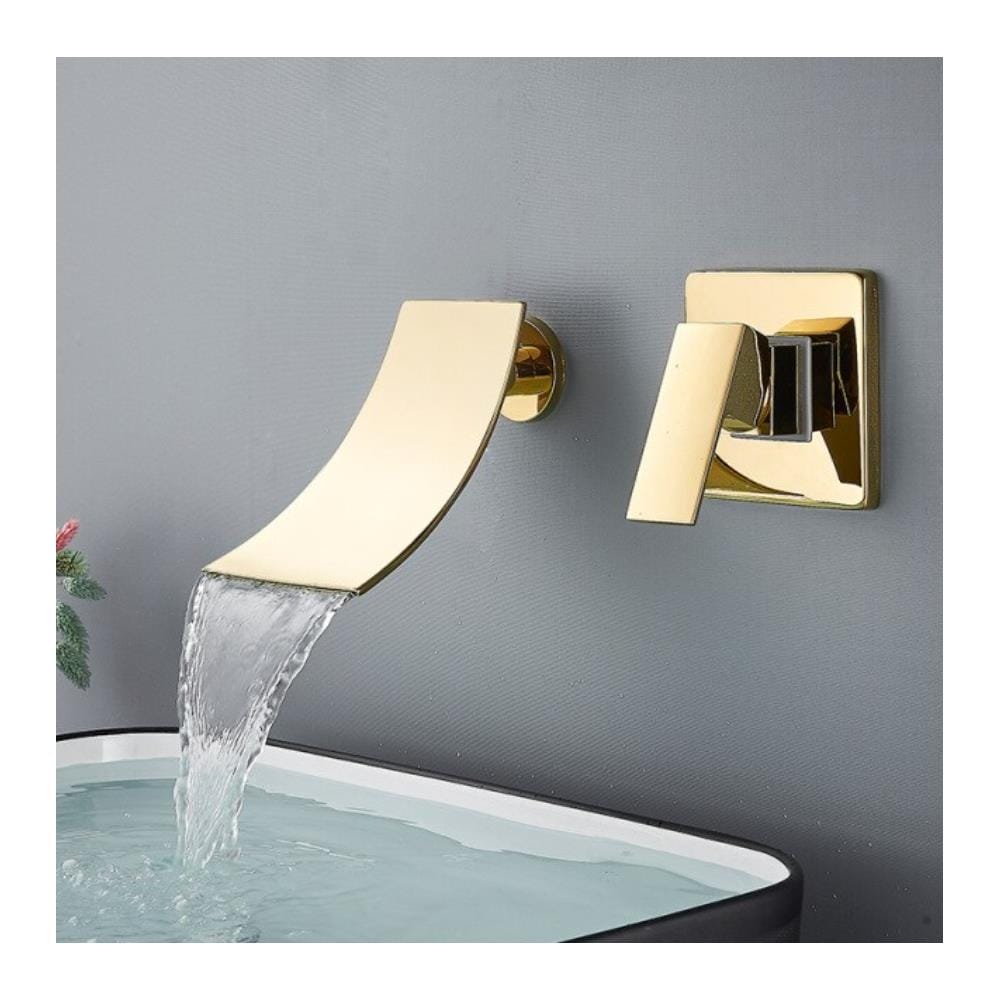 Rubinetto per lavabo da bagno, Blackswan, tipo M86, modello oro lucido, misura 17,5 cm - Foto 4