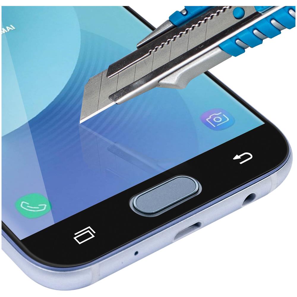 Pellicola Salvadisplay In Vetro Temperato Samsung Galaxy J5 2017 - Contorni Neri - Foto 2
