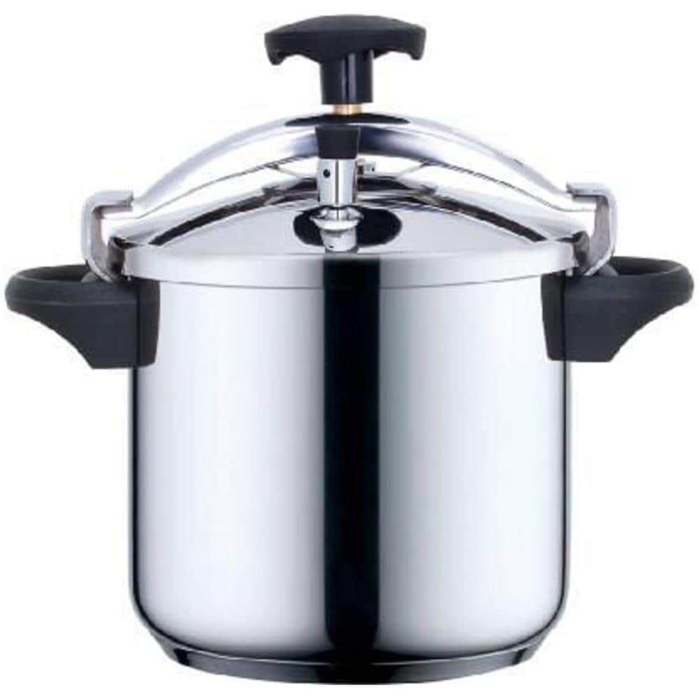 Pentola A Pressione, Con Manico Arcuato, Nero (edelstahl / schwarz), 6 Litri, Ø 22 Cm - Foto 2