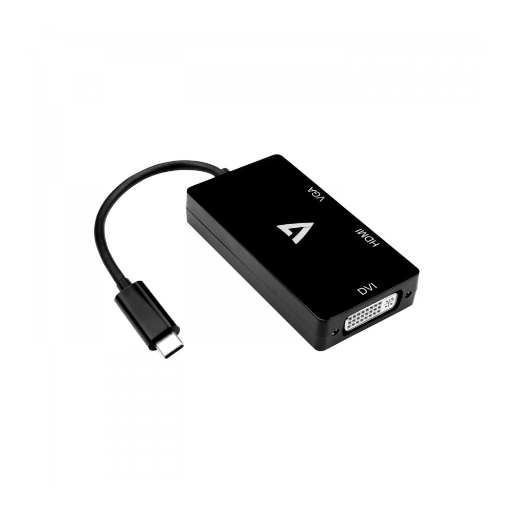 Black Usb C Adapterusb C To Vga Dvi Hdmi Adapter - Foto 1
