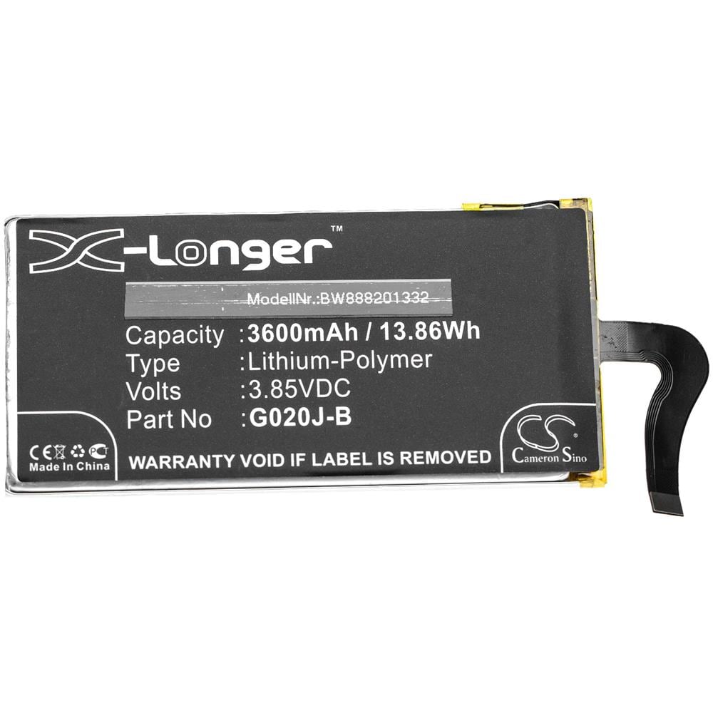 Batteria Sostituisce Google G020j-b Per Smartphone Cellulare Telefono Cellulari (3600mah, 3,85v, Li-poly)  - Foto 1