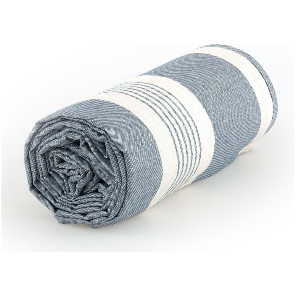 Telo Arredo Granfoulard Copritutto Cotone Made Italy Vari Disegni Arredatutto Copriletto Multiuso 2 Piazze Grancasa Blu - Foto 1