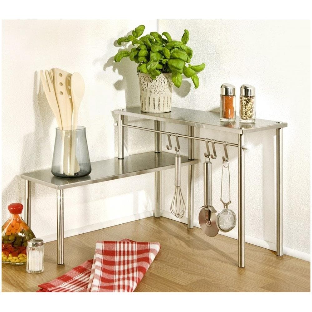 Mensola Angolare Per Cucina, 2 Livelli, - Foto 2