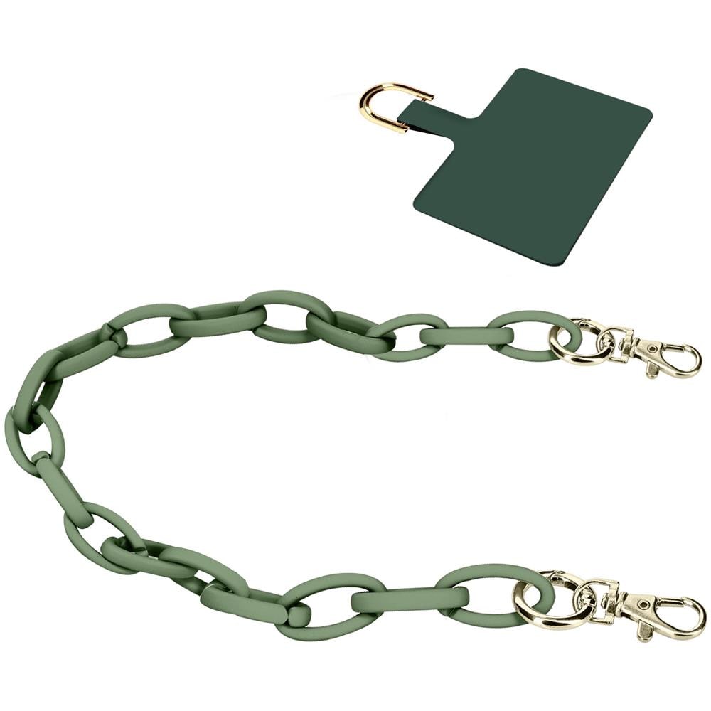 Gioiello Da Smartphone Catena A Maglie Larghe 58 Cm Moxie Serie Milano Verde - Foto 1