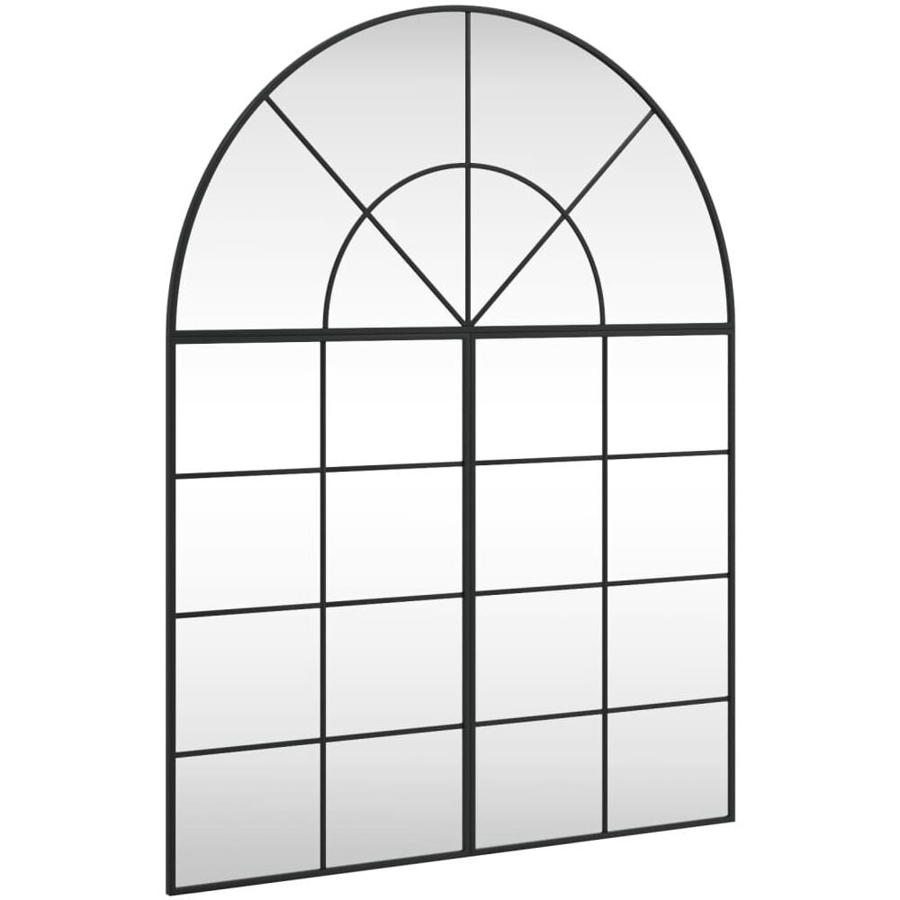 Specchio Da Parete Nero 100x130 Cm Arco In Ferro - Foto 2