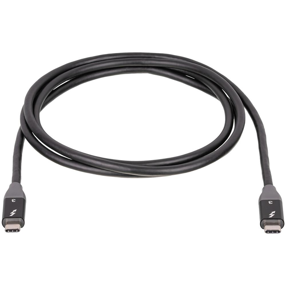 AK-USB-34 cavo USB 1,5 m Thunderbolt 3 USB C Nero - Foto 1