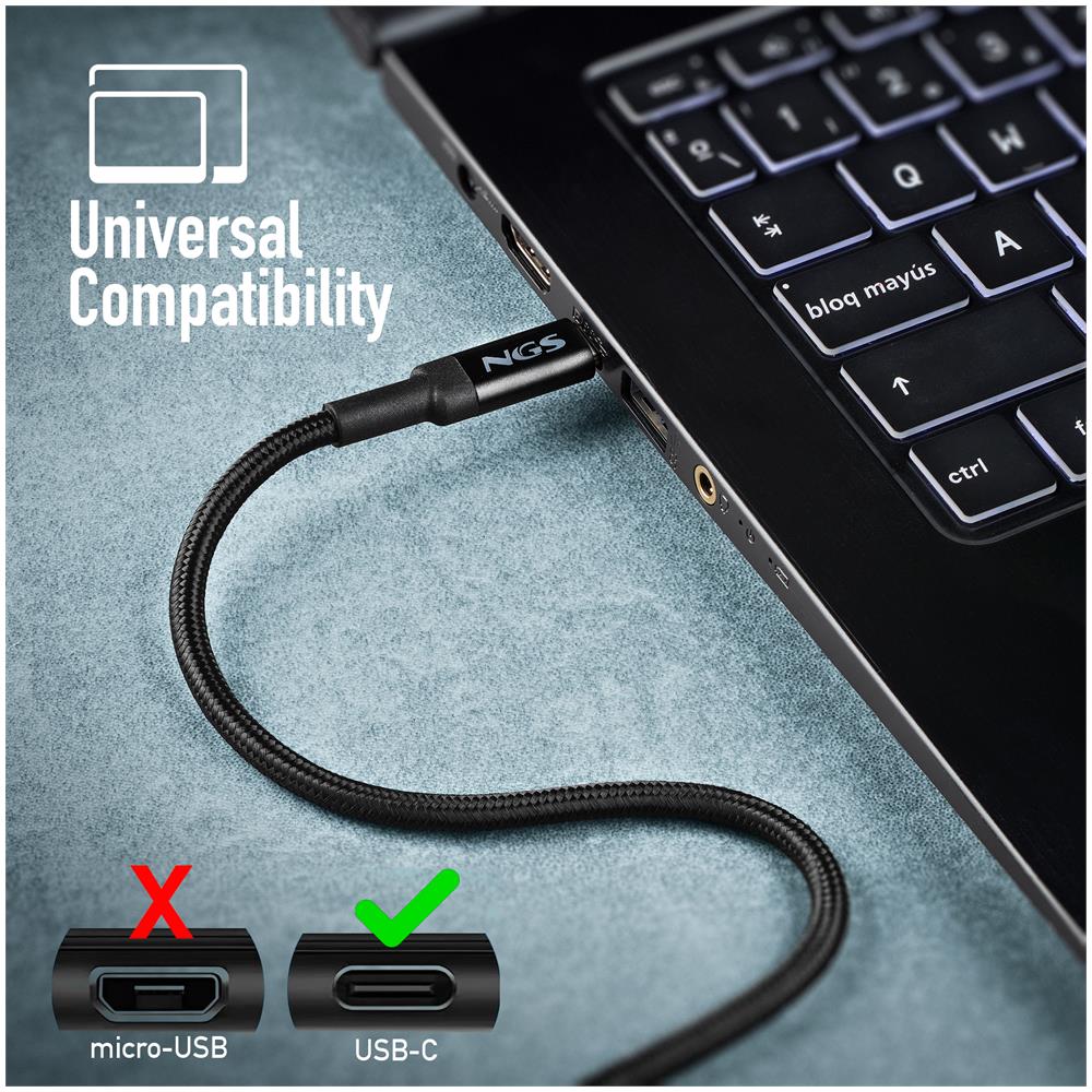 KNOT 65W-3 cavo USB USB 2.0 3 m USB C Nero - Foto 9
