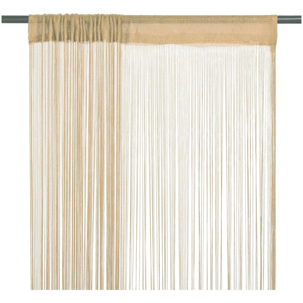 2 Pz Tende A Fili 100x250 Cm Beige - Foto 1