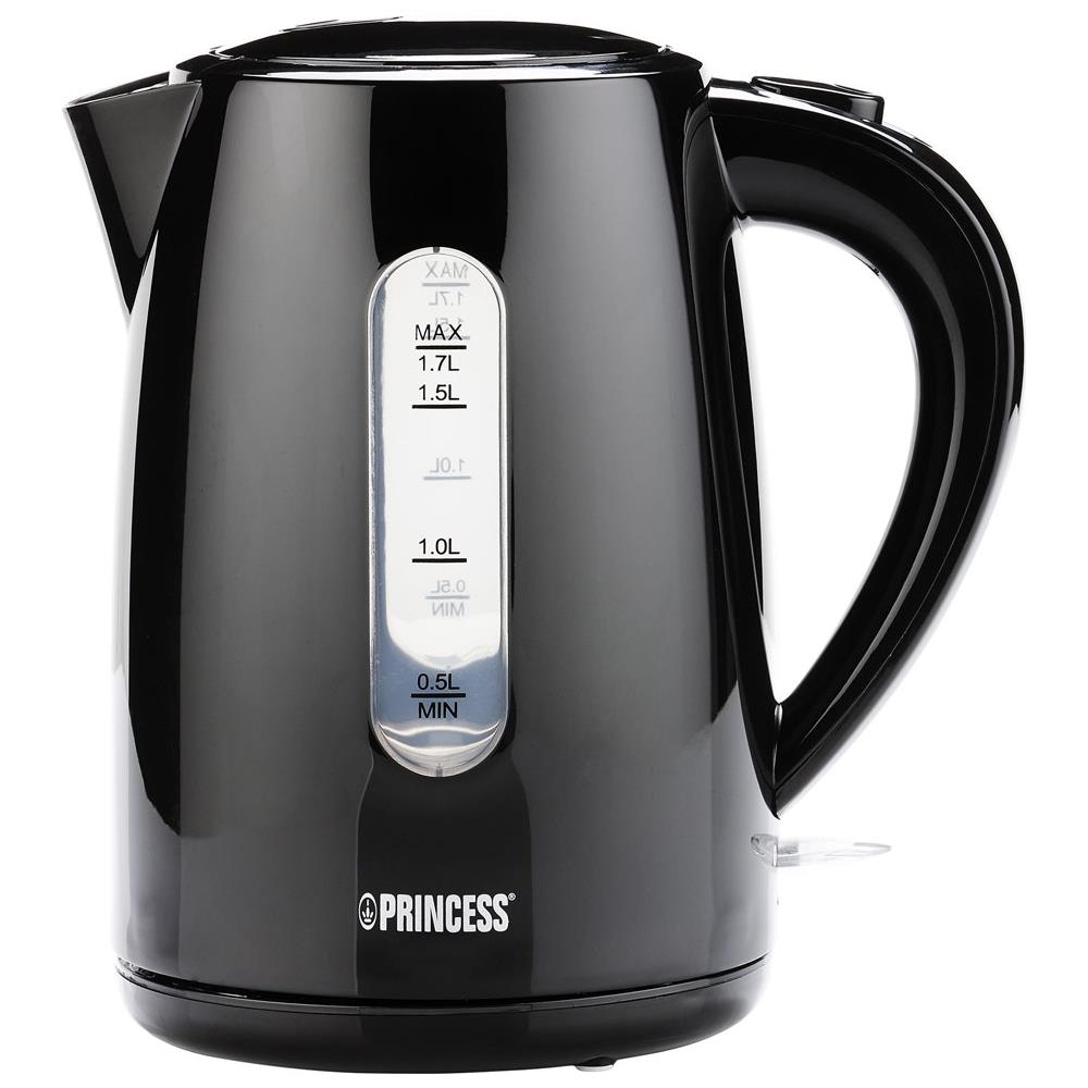 Bollitore Elettrico A Caraffa Da 1,7 Lt Princess Nero Lucido Per Te' E Infusi - Foto 2