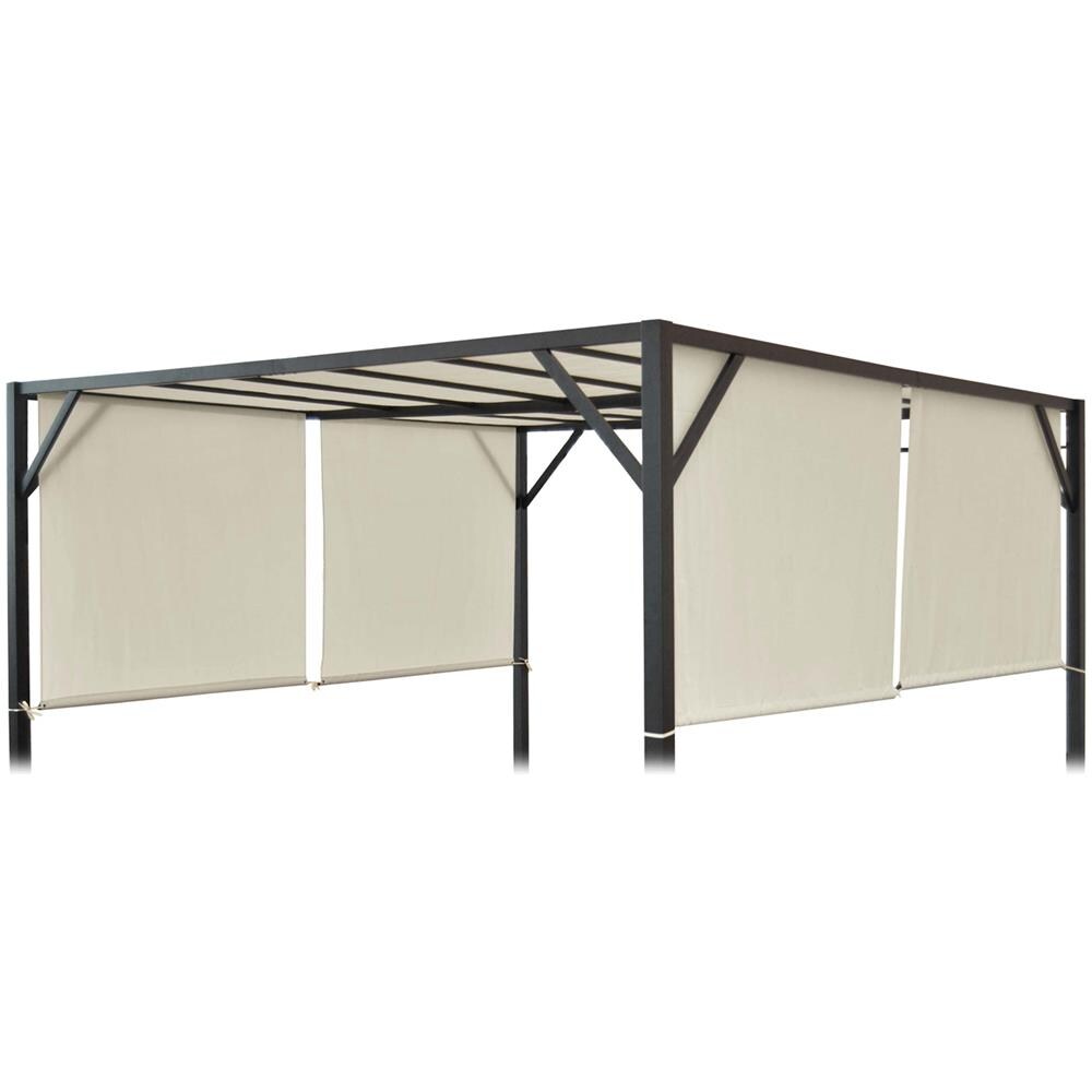 Mendler Telo di Ricambio Copertura Tetto per Gazebo Cadice Poliestere 3x4m Avorio
