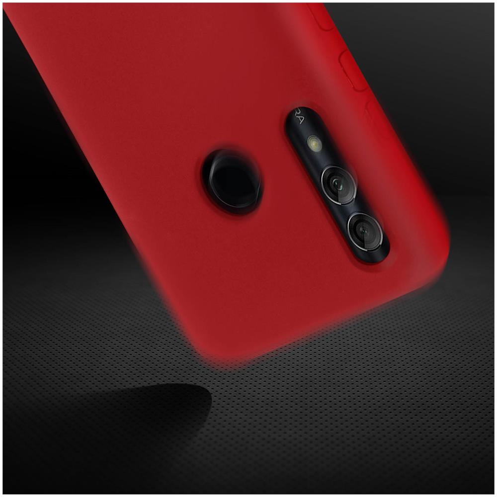 Cover Silicone Huawei P Smart 2019 / Honor 10 Lite Semi-rigida Soft Touch Rosso - Foto 2