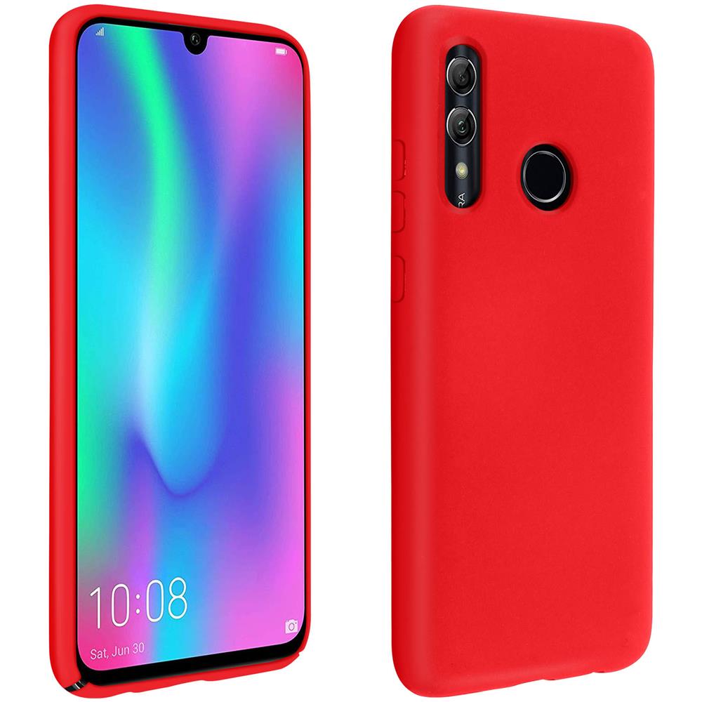Cover Silicone Huawei P Smart 2019 / Honor 10 Lite Semi-rigida Soft Touch Rosso - Foto 1