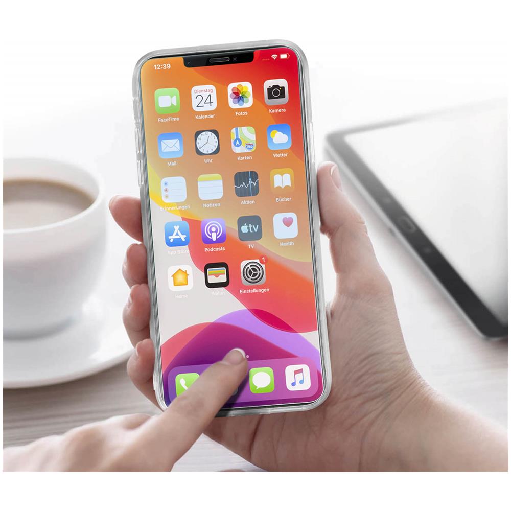 Cover Apple Iphone 11 Silicone Morbida /pellicola In Vetro Temp. 9h Trasparente - Foto 5