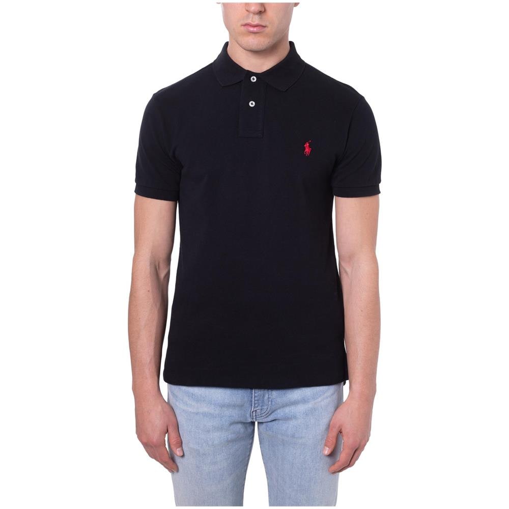 Polo Uomo Slim Fit In Piqué Di Cotone Verde - Foto 1