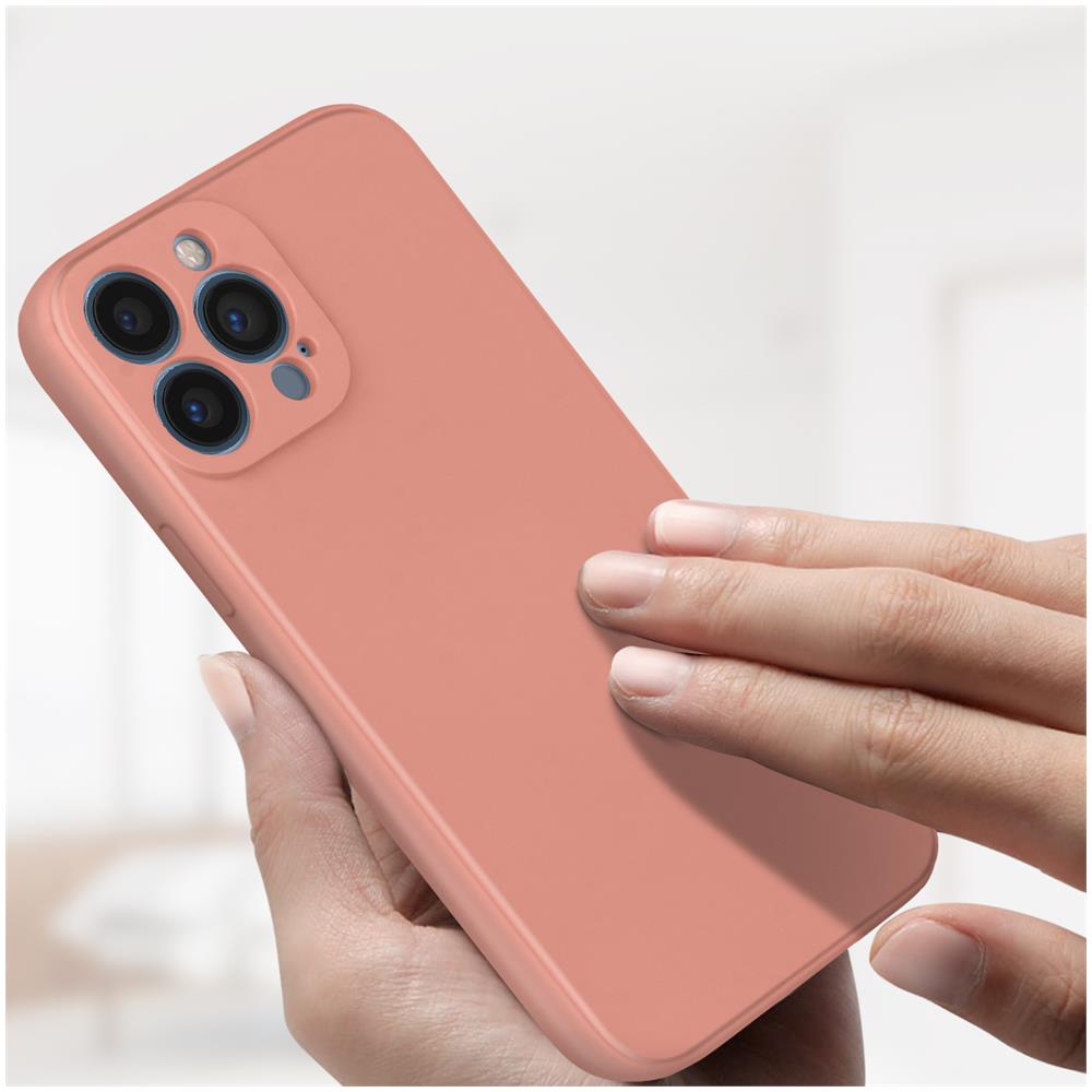 Cover Per Iphone 13 Pro Max Semi-rigida In Silicone Con Finitura Soft-touch Rosa - Foto 5
