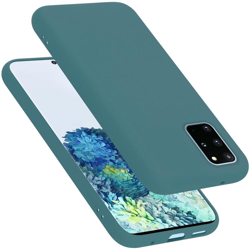 Custodia Compatibile Con Samsung Galaxy S20 Plus In Liquid Verde - Coperchio Protettivo In Silicone Tpu Flessibile - Foto 1
