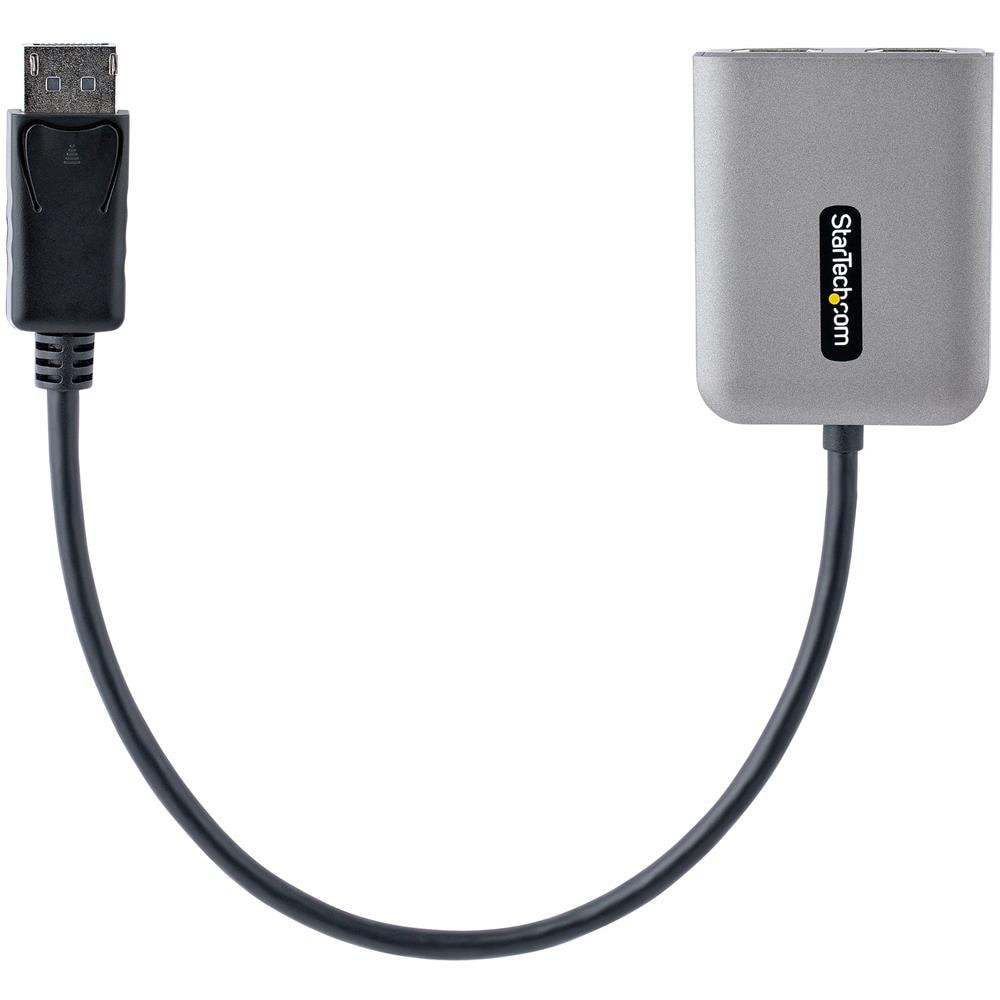 Adattatore da DisplayPort a HDMI - DisplayPort 1.4 MST Hub con cavo da 30 cm - Convertitore DP Doppio HDMI 4K 60Hz - Splitter HUB Multi Stream Trasport DP 1.4 a 2x HDMI - HUB HDMI - DSC - HBR3 - Foto 6