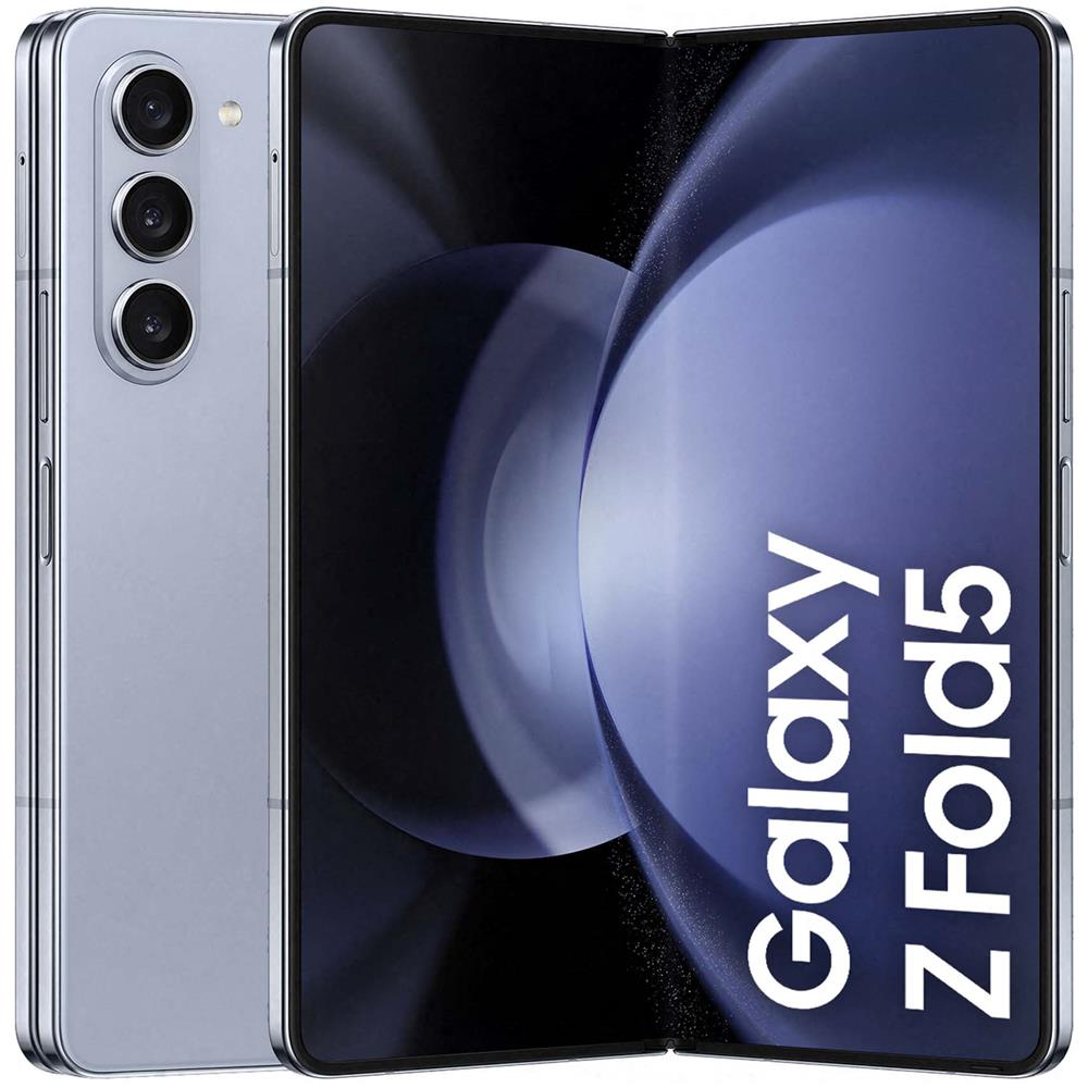 Galaxy Z Fold5 5G 256 GB 12 GB Ram Dual Sim Display 7.6" QHD+ Fotocamera 50 Mpx Android Europa Icy Blue - Foto 1