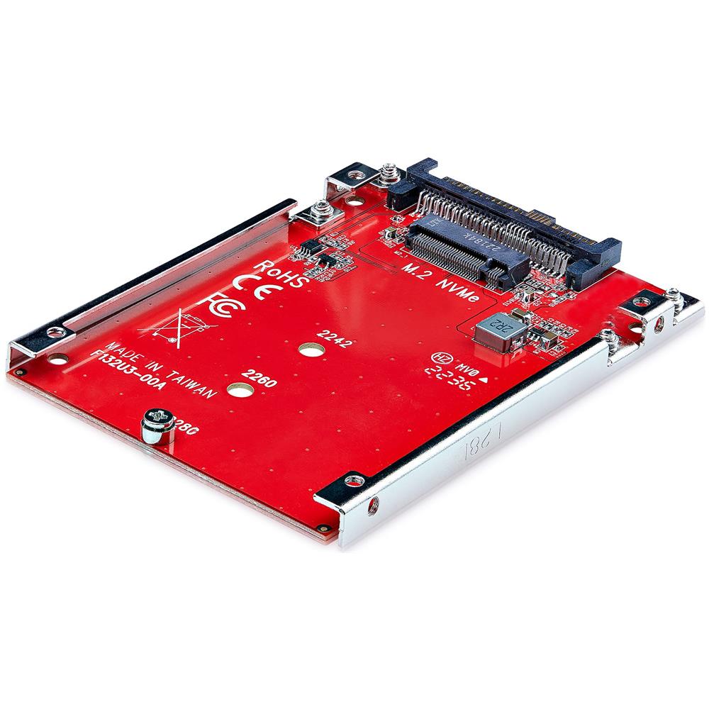 Adattatore SSD M. 2 a U. 3, Per Unità M. 2 PCIe NVMe, Adattatore /convertitore host PCIe M. 2 a U. 3 da 2,5" (SFF-TA-1001), conforme a TAA - Formato unità da 2,5 - Foto 2