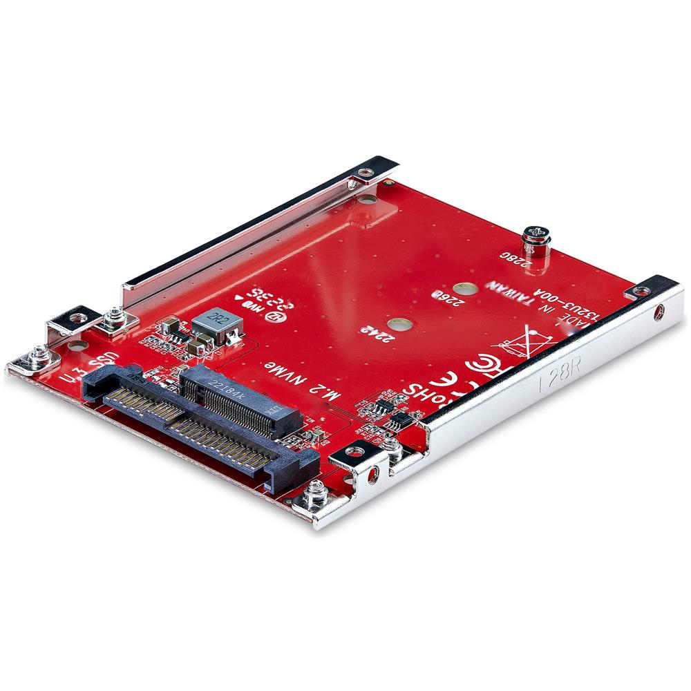 Adattatore SSD M. 2 a U. 3, Per Unità M. 2 PCIe NVMe, Adattatore /convertitore host PCIe M. 2 a U. 3 da 2,5" (SFF-TA-1001), conforme a TAA - Formato unità da 2,5 - Foto 1