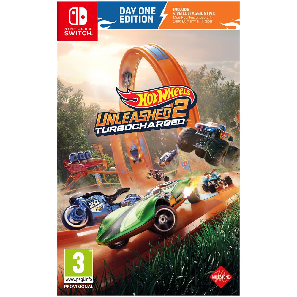 Hot Wheels Unleashed 2: Turbocharged - Day One Edition ITA Nintendo Switch - Foto 1
