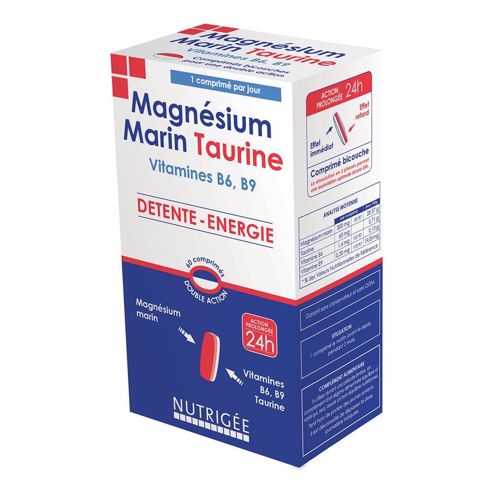 Magnesium Marin Taurina 60 Compresse Nutrigue - Foto 1