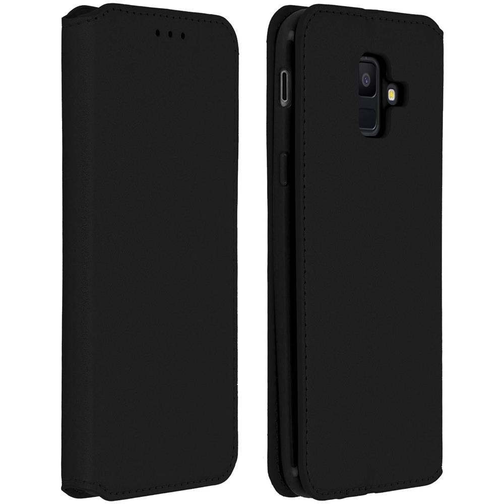 Custodia A Libro Samsung Galaxy A6 Portacarte Funzione Supporto - Nero - Foto 2