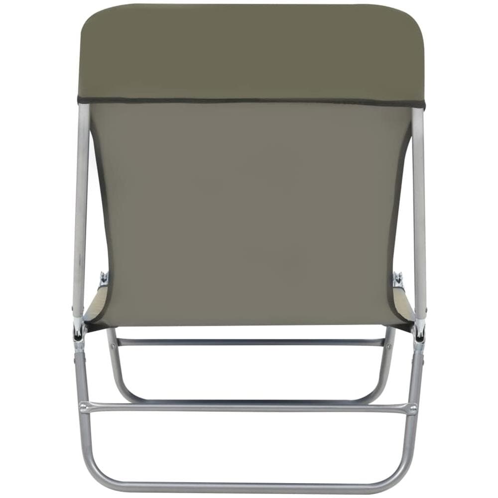 Lettini Prendisole Pieghevoli 2 Pz In Acciaio E Tessuto Talpa - Foto 7