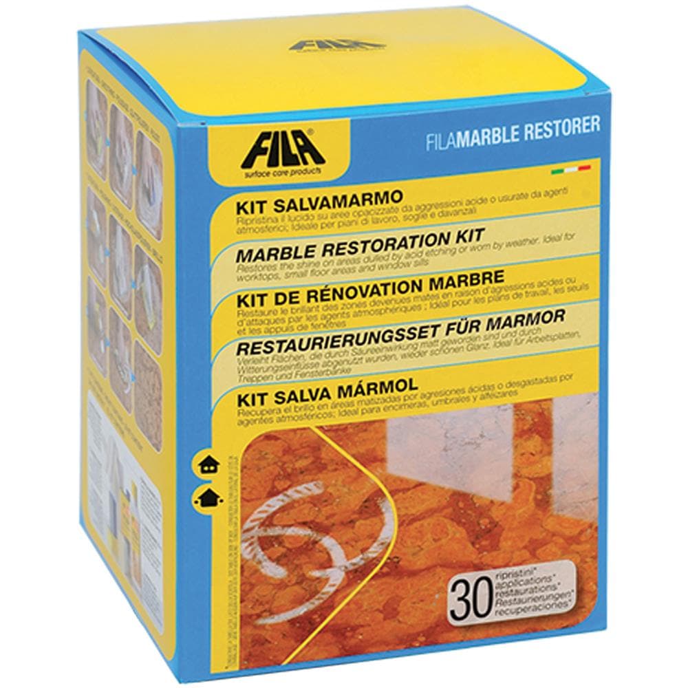 Fila Filamarblerestorer Kit Salvamarmo Salva Marmo Ripristino Piccole Superfici Marmo Lucido Travertino Pietre Calcaree Lucidate Top Bagno Cucina Tavoli Gradini Soglie Davanzali Agglomerati - Foto 1