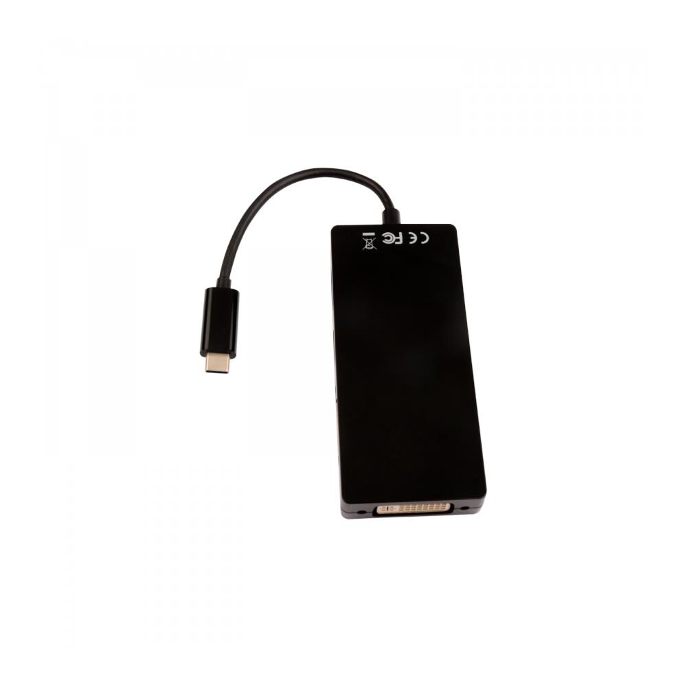 Black Usb C Adapterusb C - Dp Hdmi Vga Dvi Adapter - Foto 5