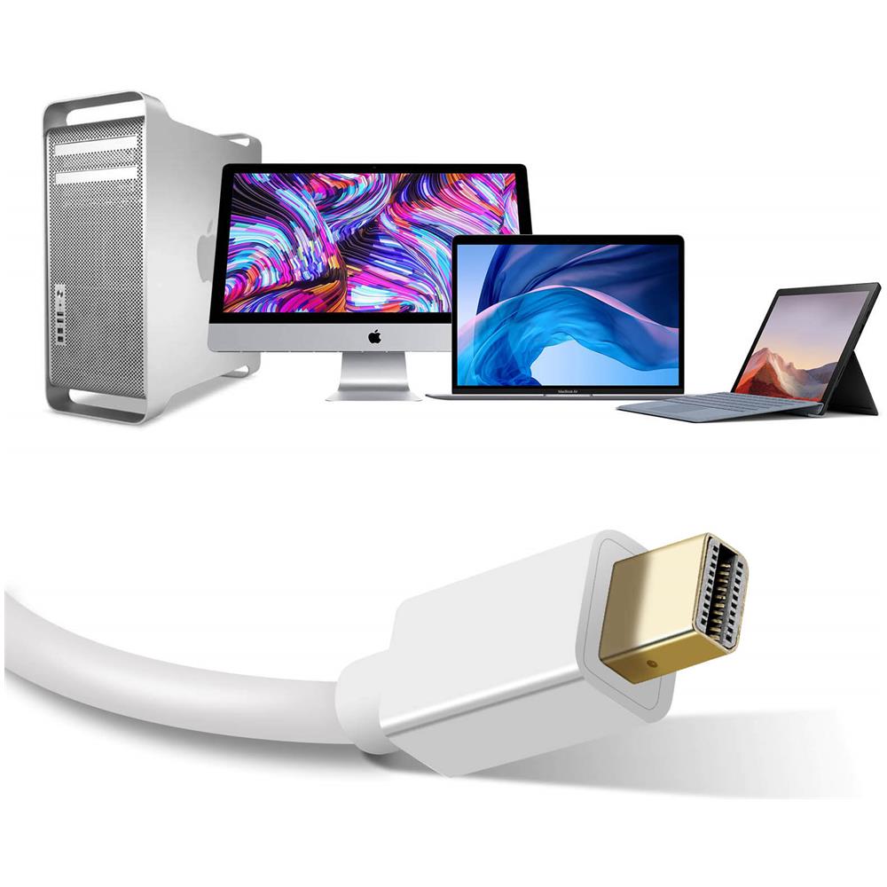 Cavo Video Mini Displayport A Hdmi Maschio Alta Risoluzione 4k 1,8m - Foto 6
