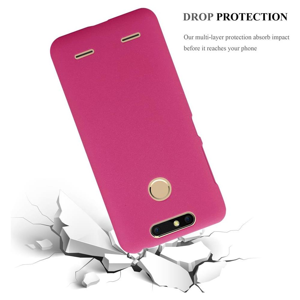 Custodia Compatibile Con Zte Blade V8 Mini In Frosty Rosa - Hard Case Coperchio Protettivo In Frosted Look Contro I Graffi E Gli Urti - Foto 7