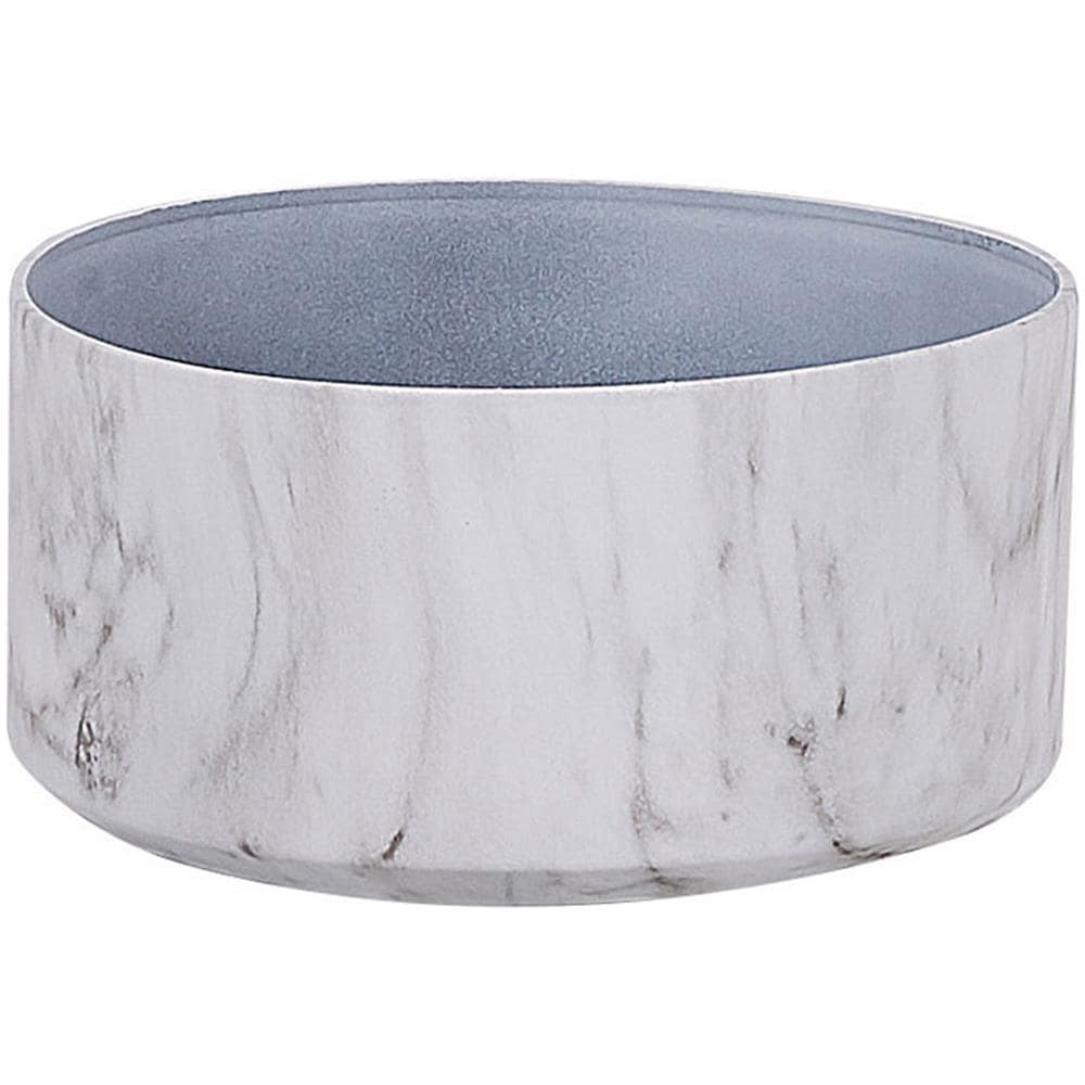 Vaso Da Fiori Effetto Marmo Bianco ?35 Cm Valta - Foto 1