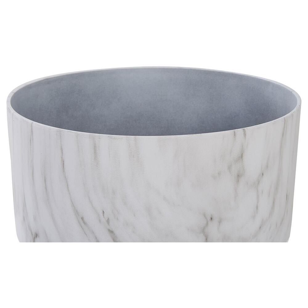 Vaso Da Fiori Effetto Marmo Bianco ?35 Cm Valta - Foto 2