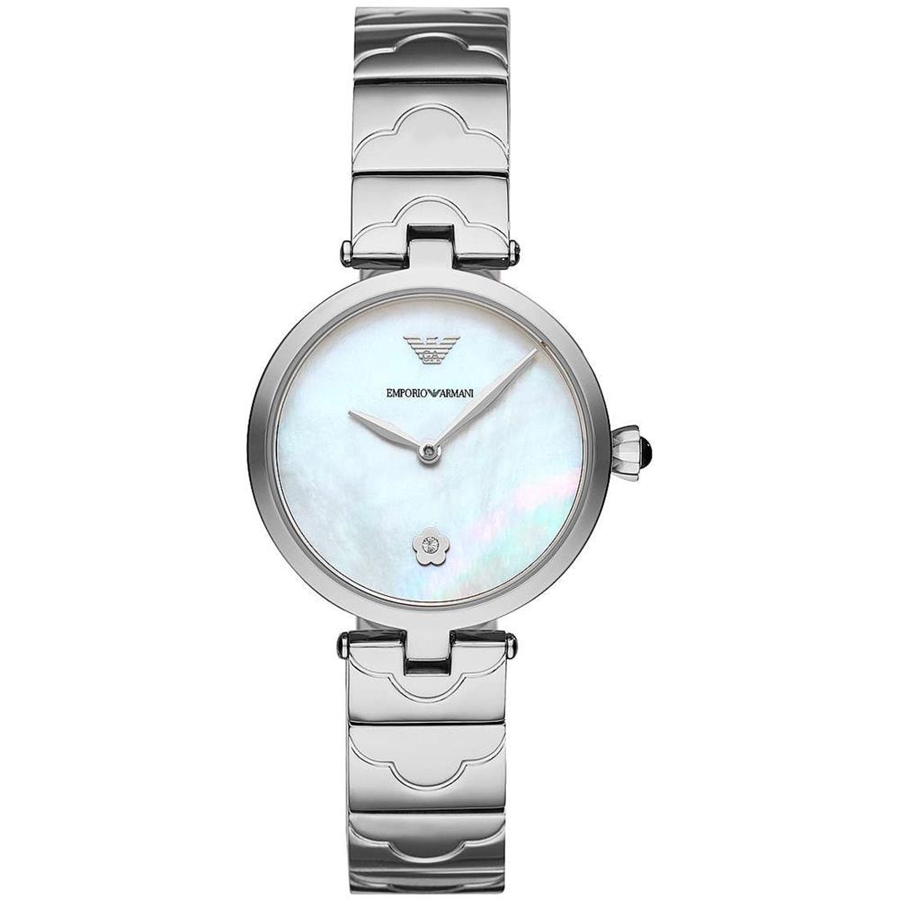 Ar11235 Donna 32mm Acciaio / silver Acciaio Madreperla Silver Quarzo Solo Tempo 5atm - Foto 1