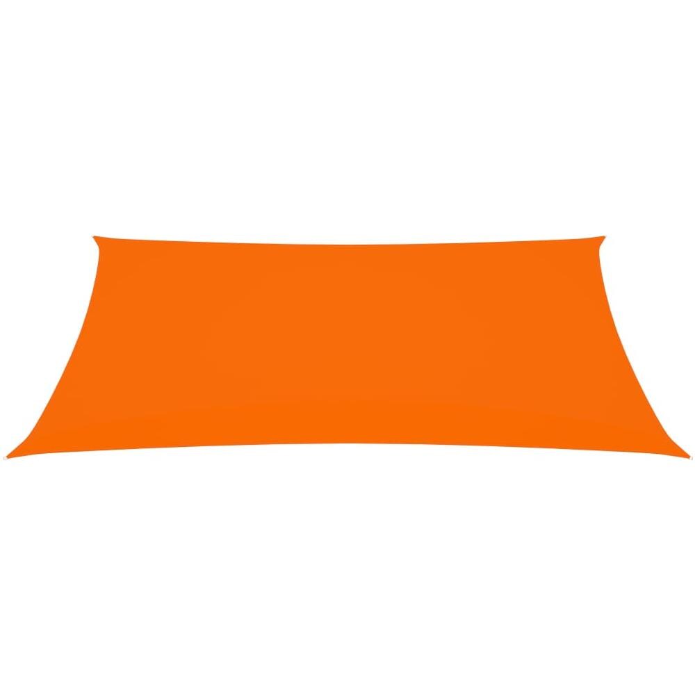 Parasole a Vela Tessuto Oxford Rettangolare 5x7m Arancione - Foto 3