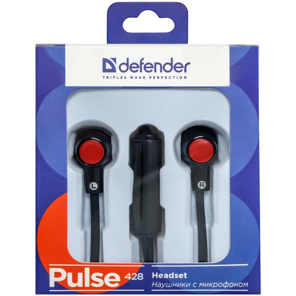 Pulse-428 Auricolare Stereofonico Cablato Nero, Rosso auricolare per telefono cellulare - Foto 3
