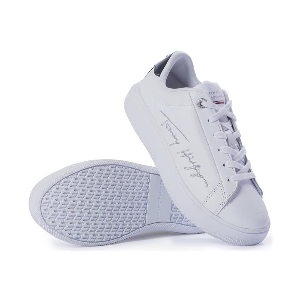 TOMMY HILFIGER - Sneakers donna in pelle con logo - Push96.com