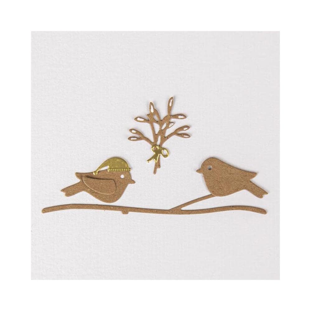 Mascherina Per Perforare Uccelli Invernali - Foto 1