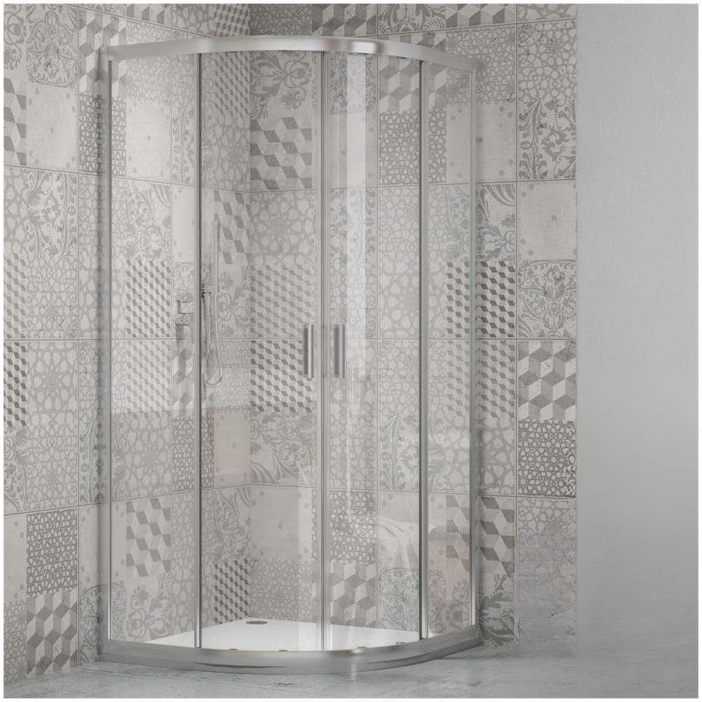 Lato Fisso Box Doccia Book Adatto Per Porta A Soffietto Book Cristallo Temprato *** Misure : 80x80x190h Cm Regolabile - Foto 2