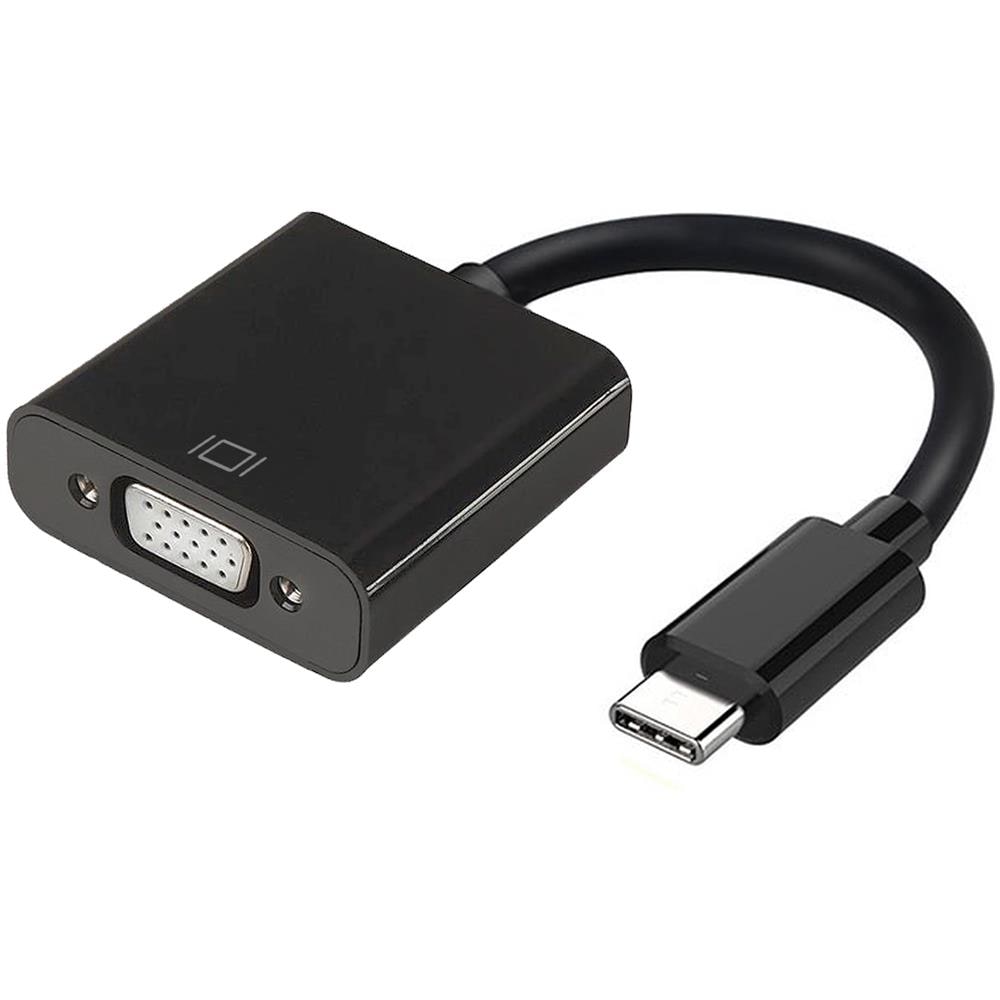 A109-0347 cavo e adattatore video 0,15 m VGA (D-Sub) USB tipo-C Nero - Foto 1