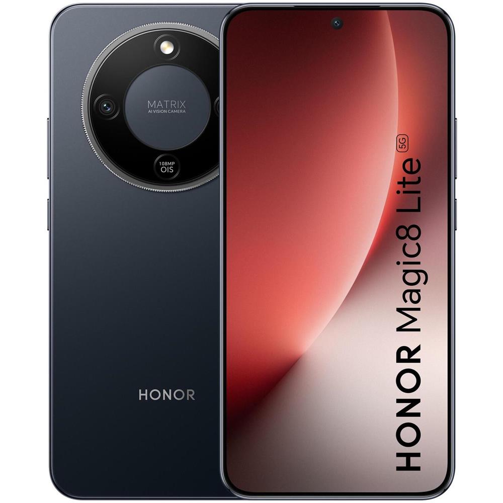 Magic8 Lite 5G 512GB 8GB Ram Display 6.79" Amoled Main Camera 108MP USB tipo-C Dual nanoSim (+eSim) Snapdragon 6 Gen4 MagicOS 9 7500mAh Midnight Black - Foto 1