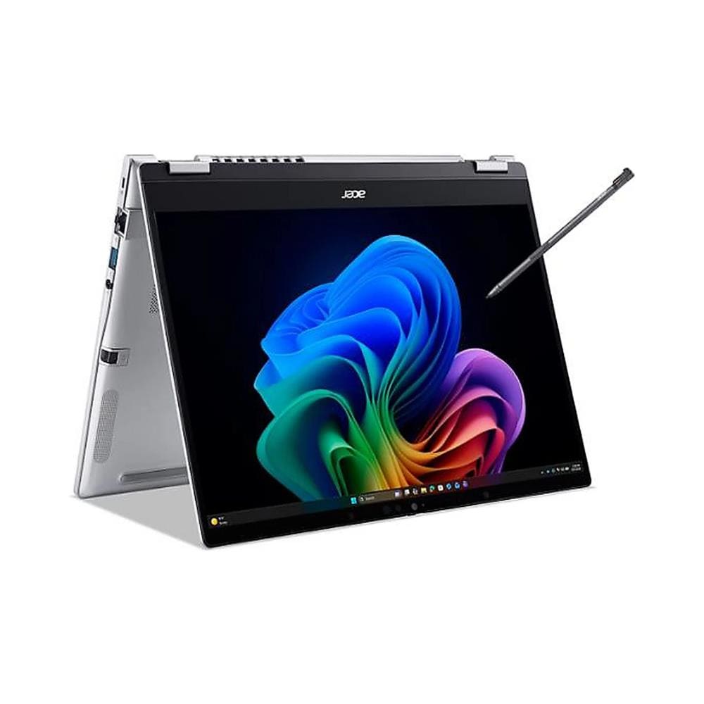 TravelMate P4 Spin 14 AI TMP414RN-56-TCO-56CL Copilot+ PC convertibile 2 in 1, 14 ", processore Intel® Core Ultra 5 322, 16 GB, 512 GB SSD, Argento, Touchscreen, Windows 11 Pro - Foto 1